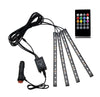 Car Atmosphere Footwell Lights - RGB with Remote & Music Sync