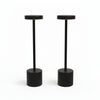 Iron I-Shaped Touch Table Lamp - Rechargeable LED, 3-Colour Dimmable