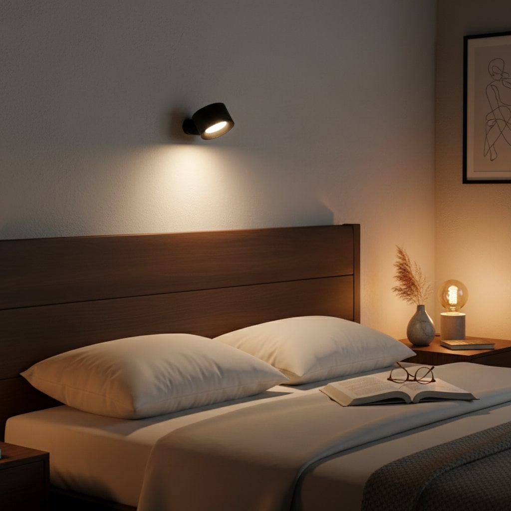 Magnetic 360° Rotating LED Wall Light – Rechargeable & Dimmable Combo (2 Pack)