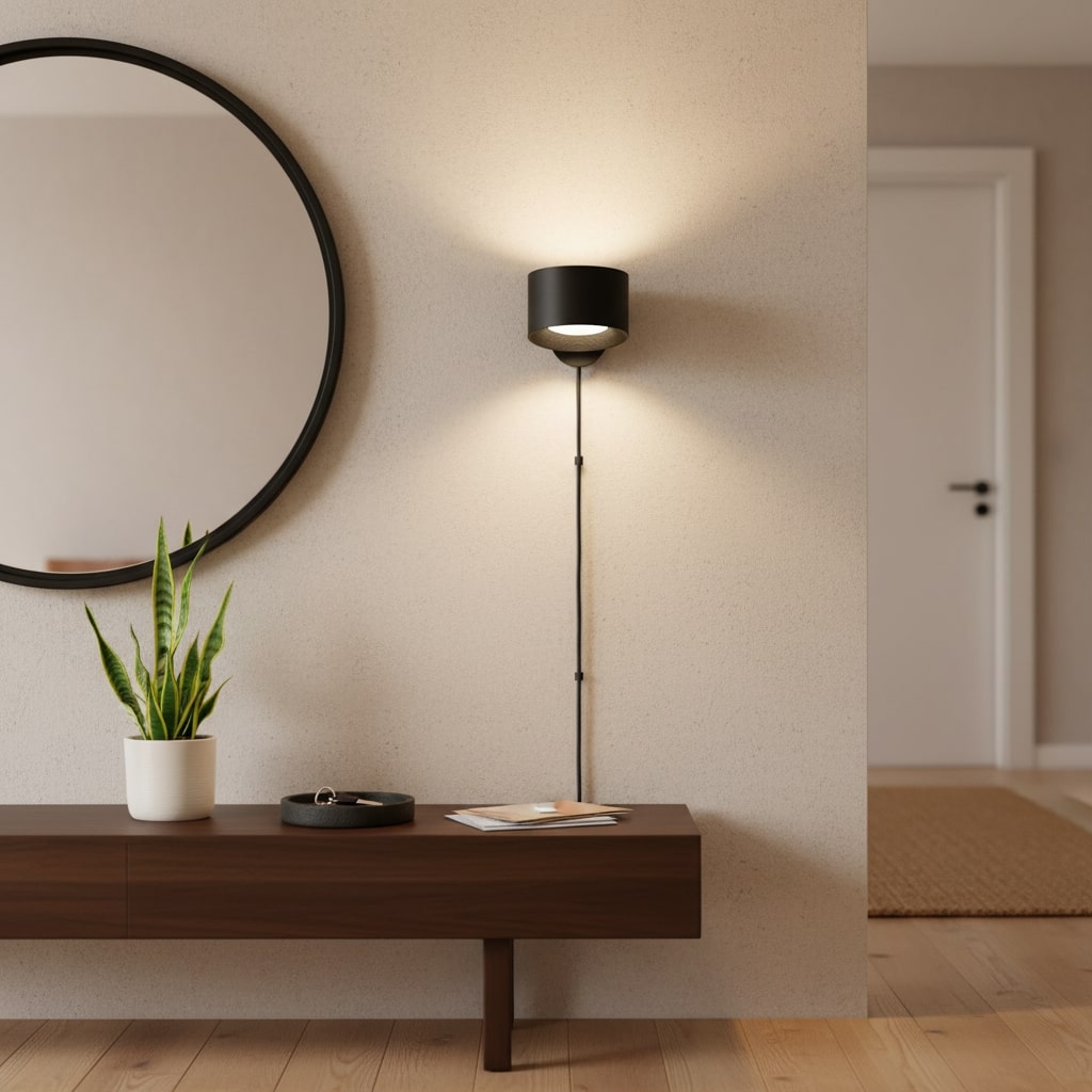 Magnetic 360° Rotating LED Wall Light – Rechargeable & Dimmable Combo (2 Pack)