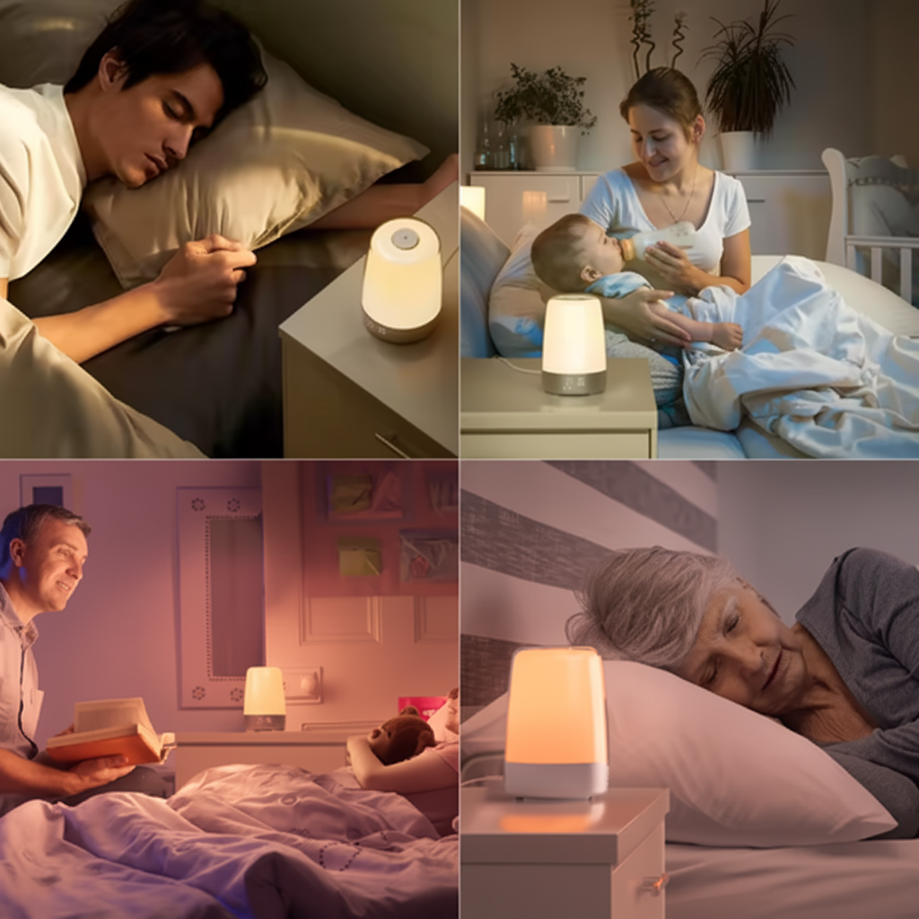 Sunrise Alarm Clock with Gentle Wake-Up, RGB Night Light & Touch Control