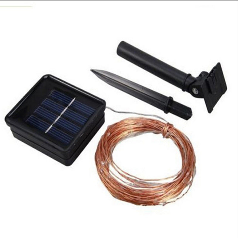 200 Copper-Wire Fairy Lights lights with 8 modes + Solar panel