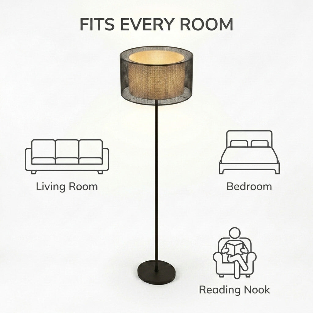 Fits every room: living room, bedroom, reading nook
