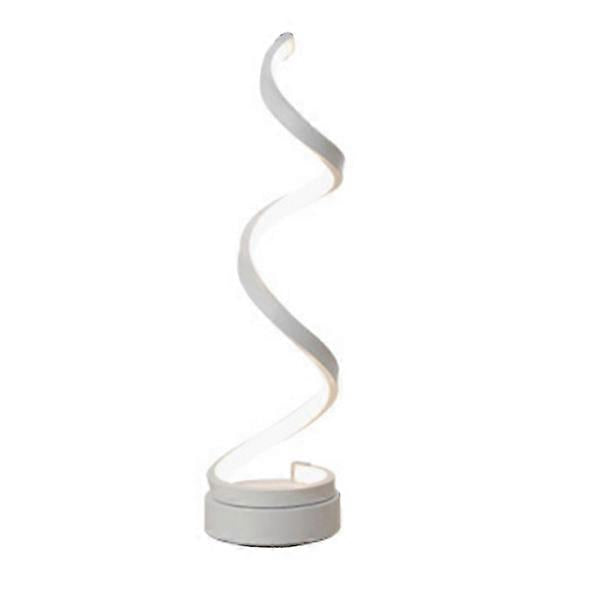 Modern Spiral LED Desk Lamp — USB Powered Adjustable Ambient Light