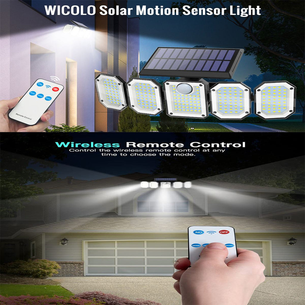 300 LED Solar Wall Lamp