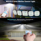 300 LED Solar Wall Lamp