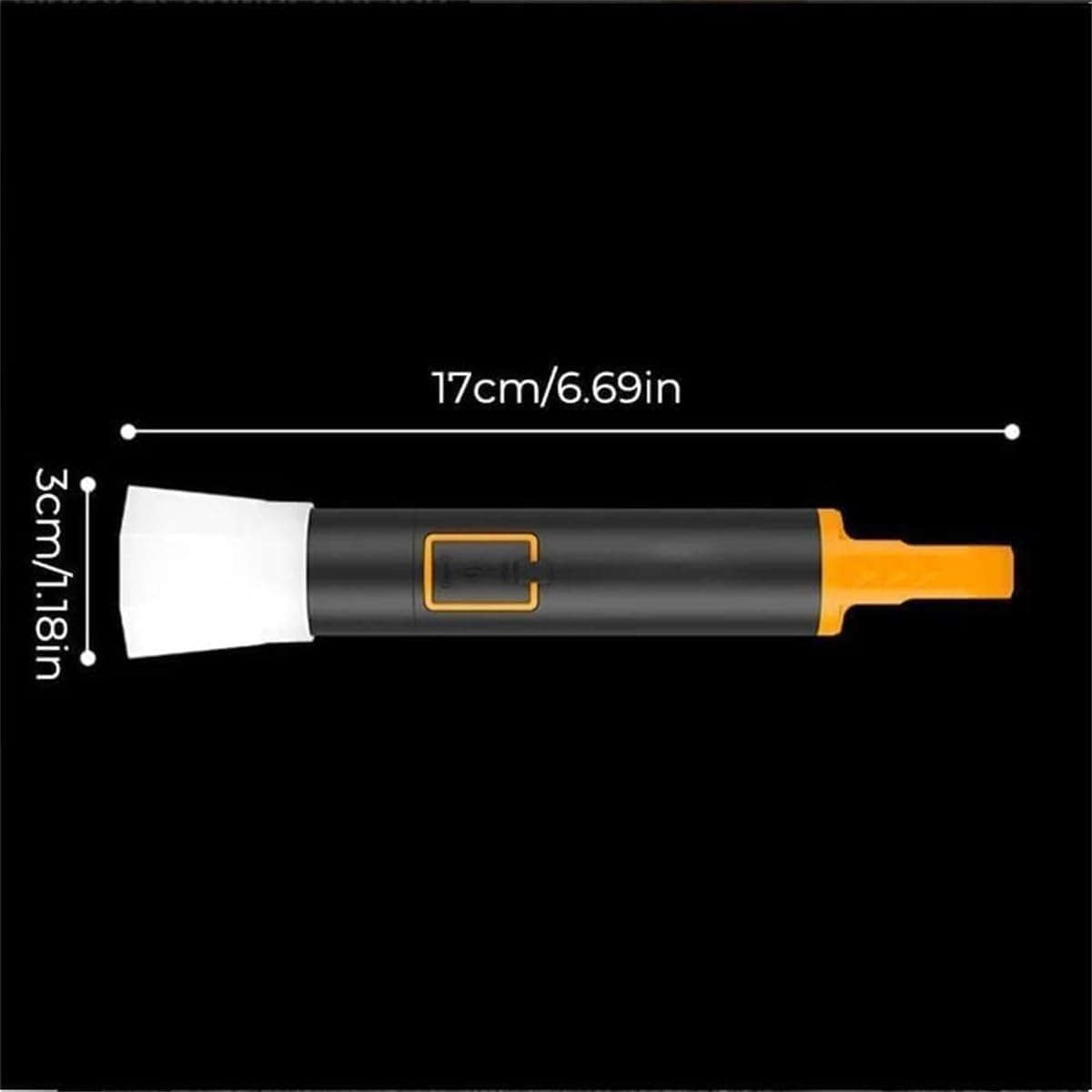 White Laser LED Flashlight
