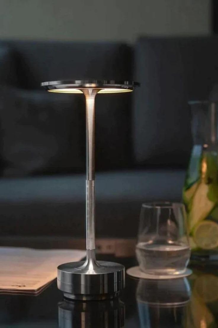 Touch-Control LED Table Lamp – Rechargeable,
