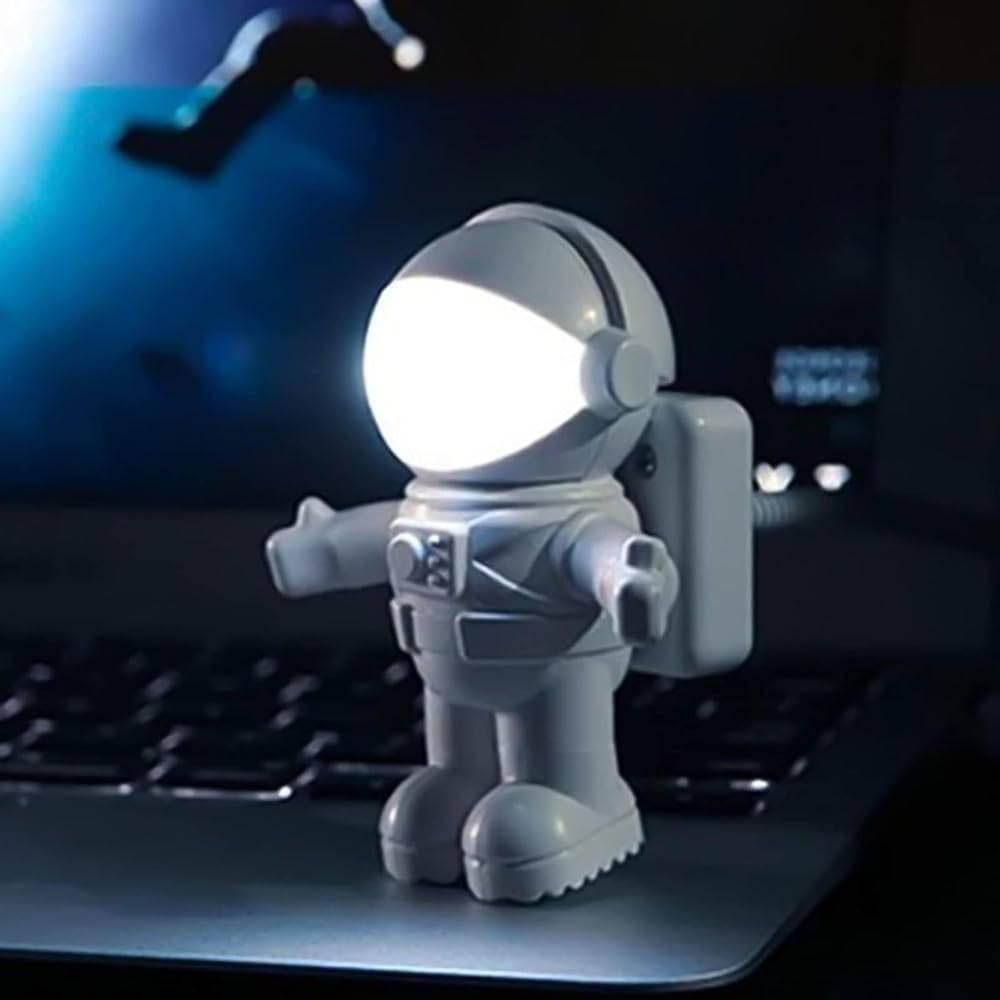 Astronaut USB LED Night Light – Flexible & Portable