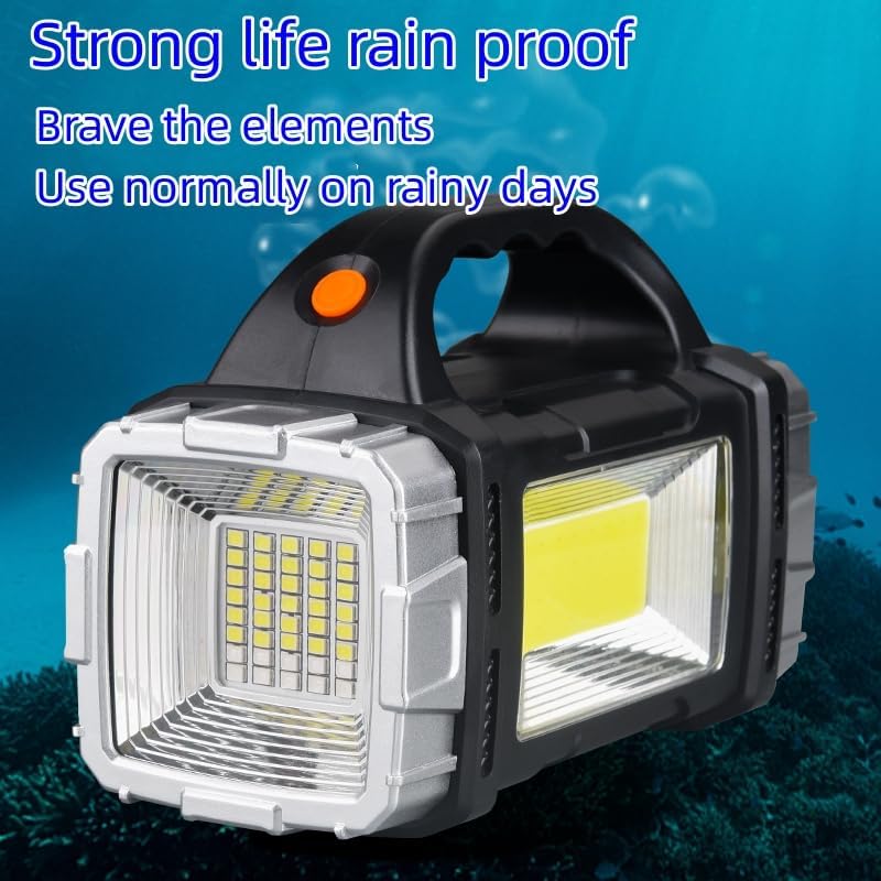 Solar Rechargeable LED Flashlight