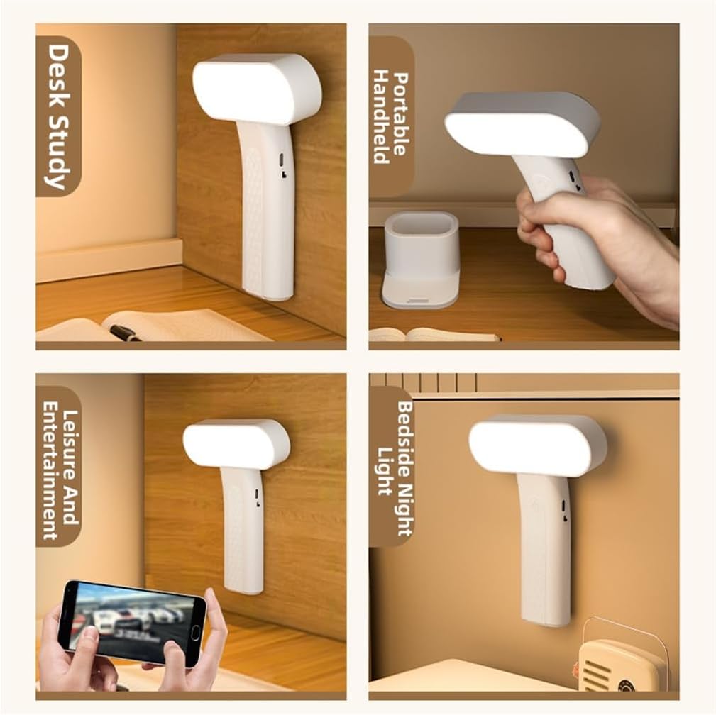 Portable LED Desk Lamp – 3 Color Modes, Foldable, Touch Control & Eye Protection