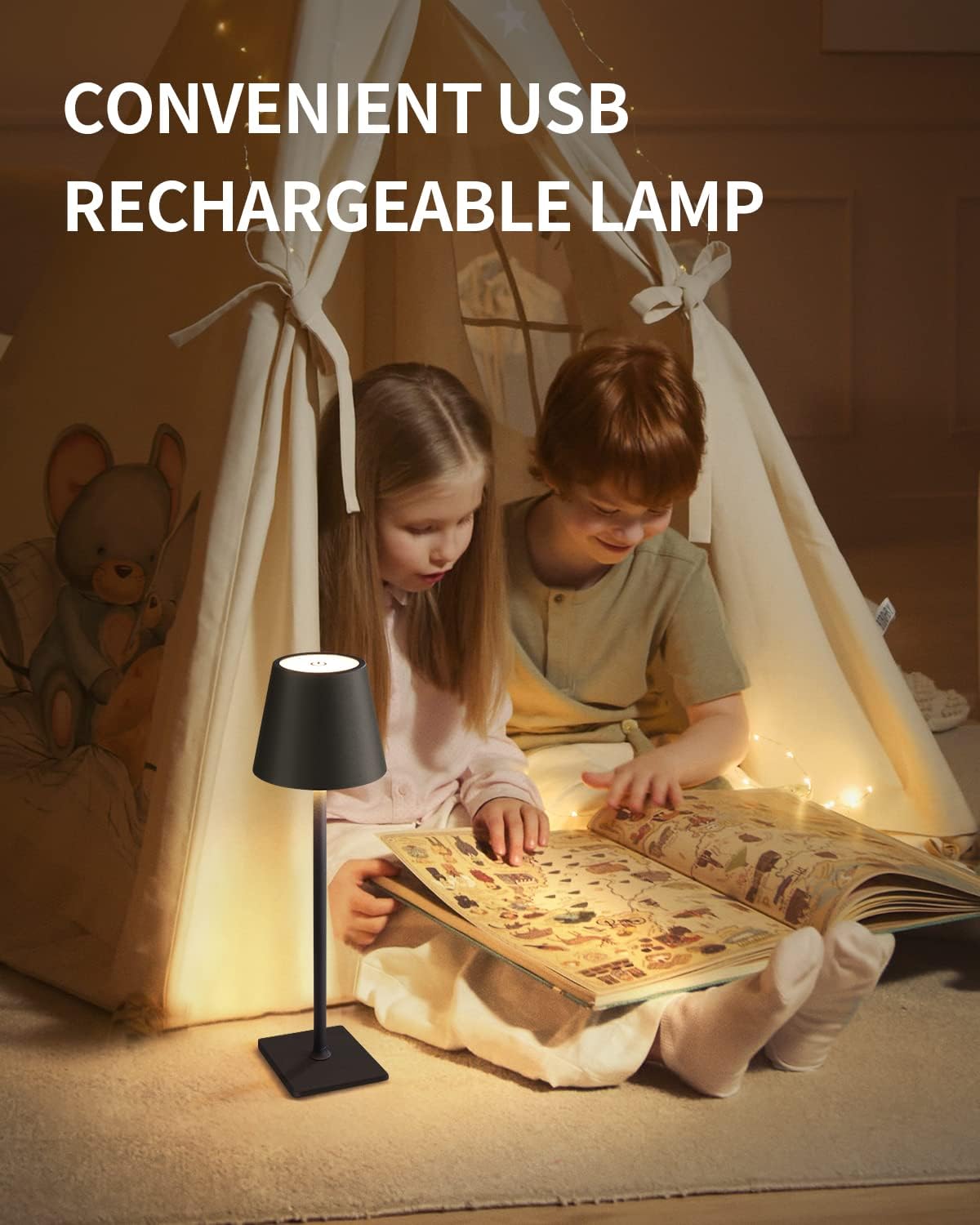 USB-C Rechargeable LED Table Lamp