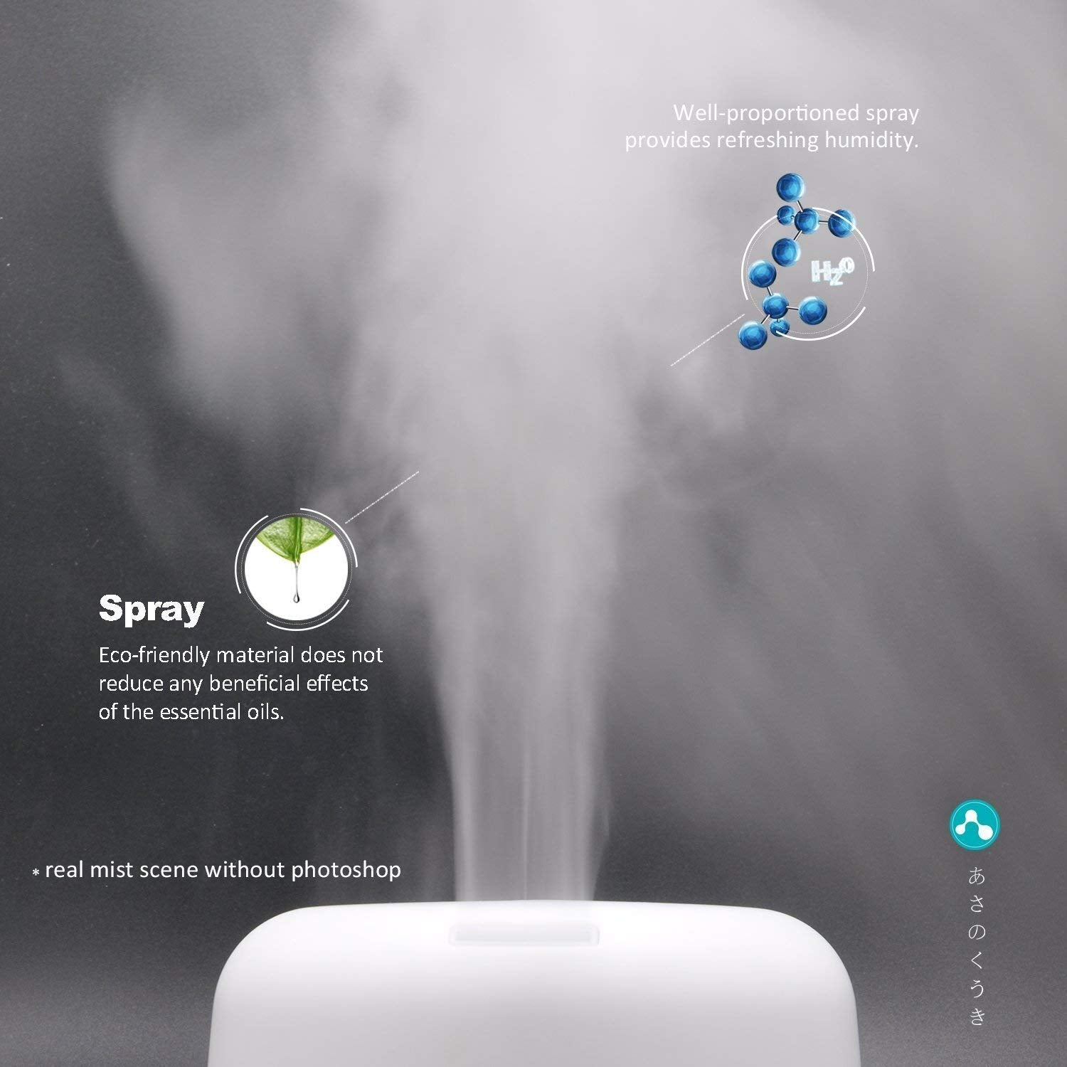 500ml Ultrasonic Essential Oil Diffuser