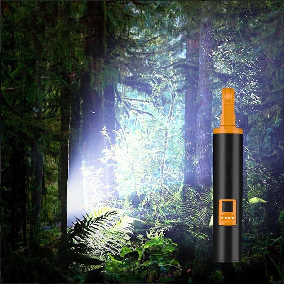 White Laser LED Flashlight
