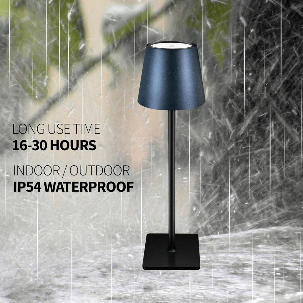 Portable Rechargeable Metal Table Lamp