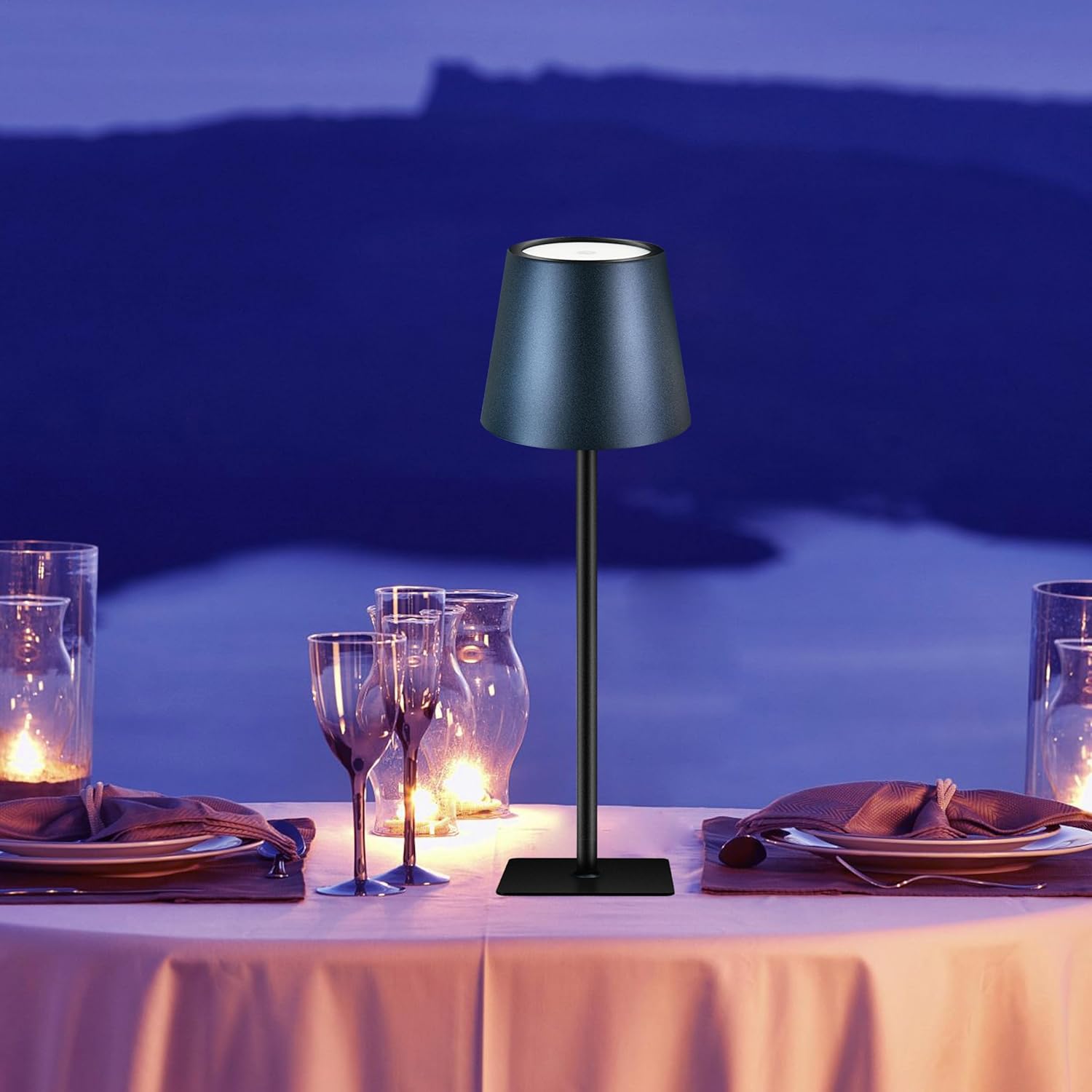 Cordless Metal Table Lamp