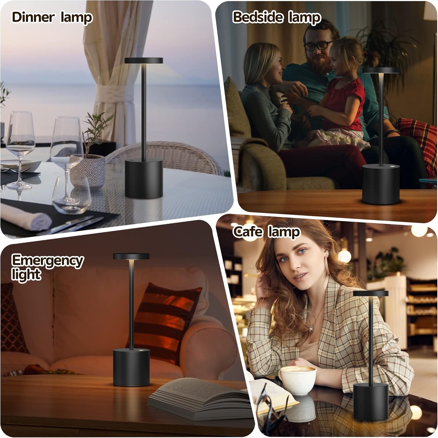 Rechargeable LED Touch Table Lamp