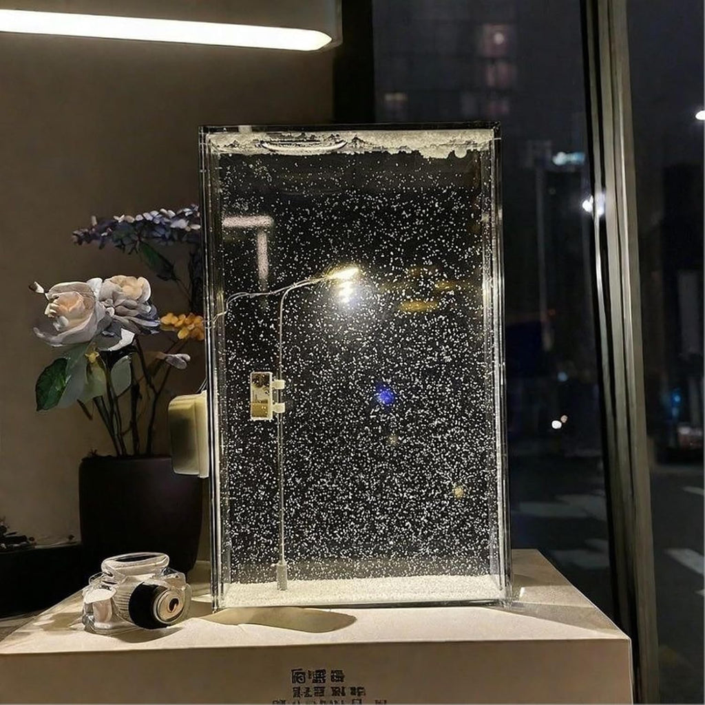 DIY Christmas Snow Scene Night Light