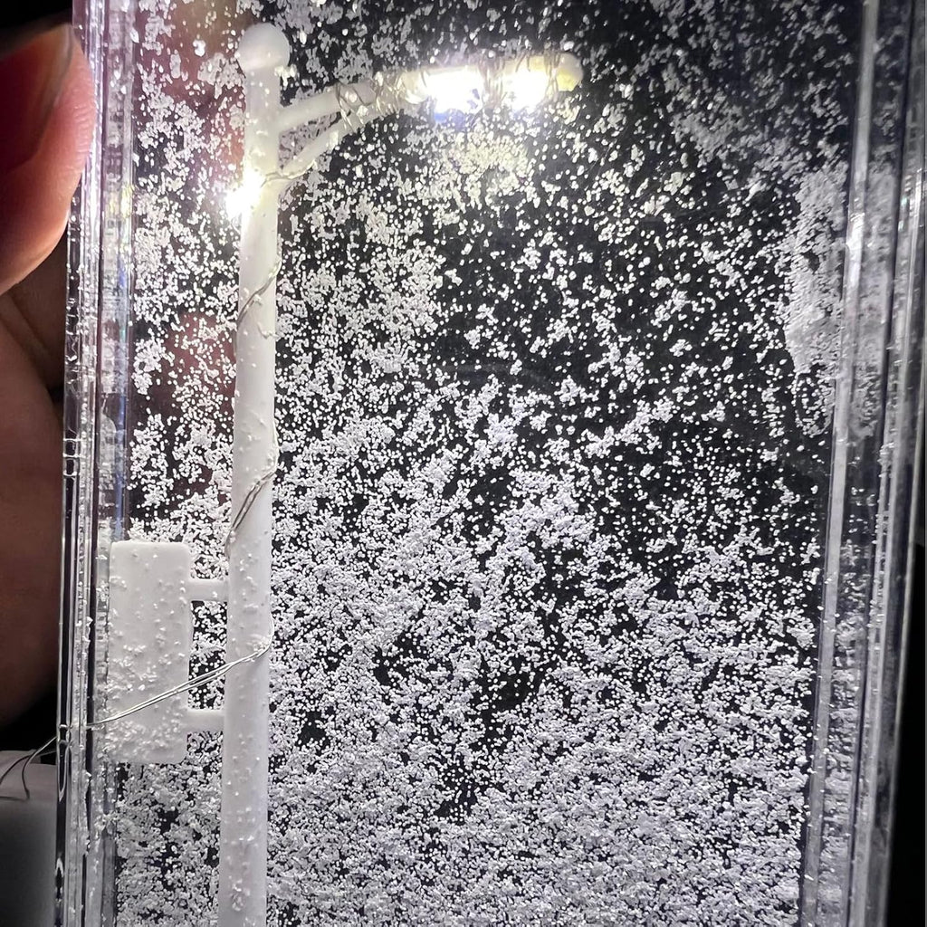 DIY Christmas Snow Scene Night Light