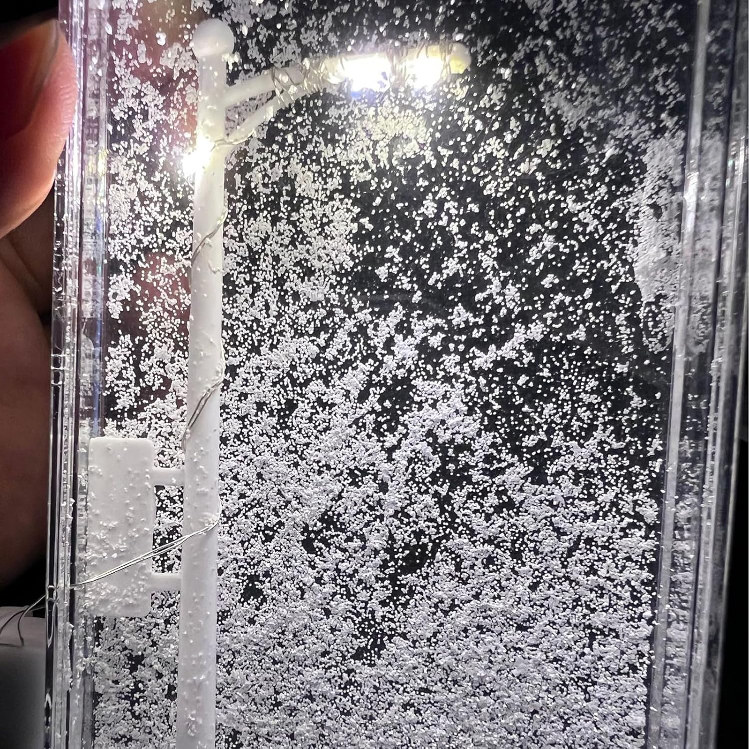 DIY Christmas Snow Scene Night Light