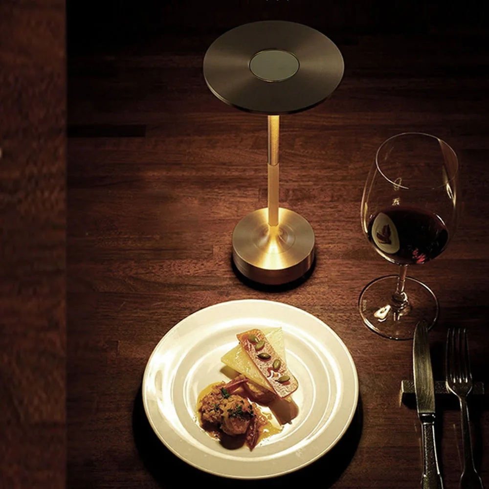Touch-Control LED Table Lamp – Rechargeable,