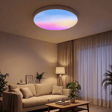 Skylight Ceiling Light Lifestyle View animation