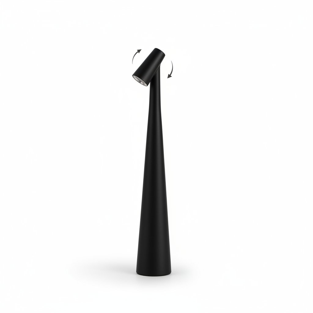 Rechargeable LED Night Light - Black - Hero Whitebg