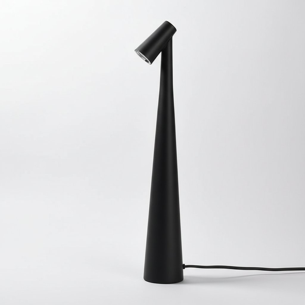 Rechargeable LED Night Light - Black - Infographic Features
