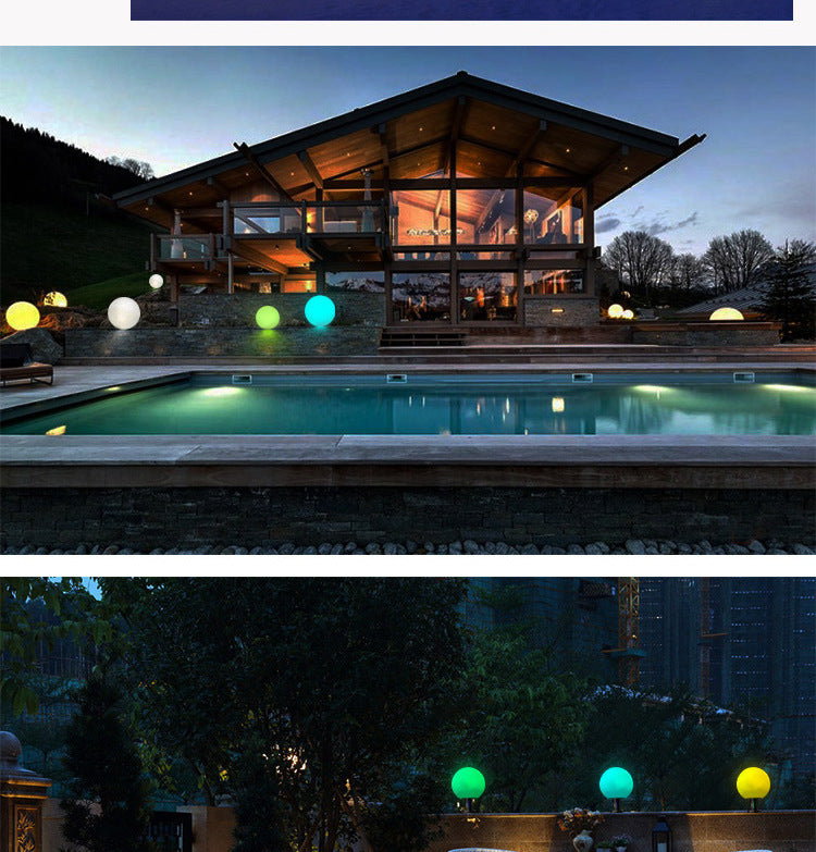 30cm solar LED ball lamp outdoor garden decorative lighting