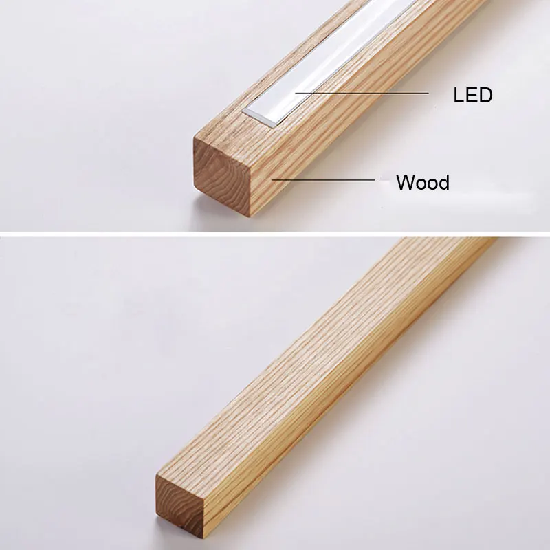 Modern Minimalist Wood Floor Lamp