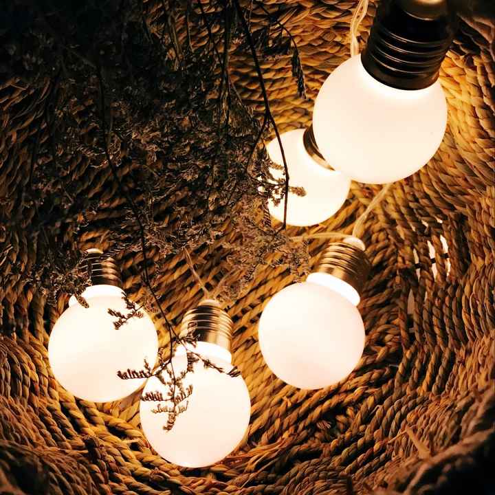 Solar-Powered LED String Lights
