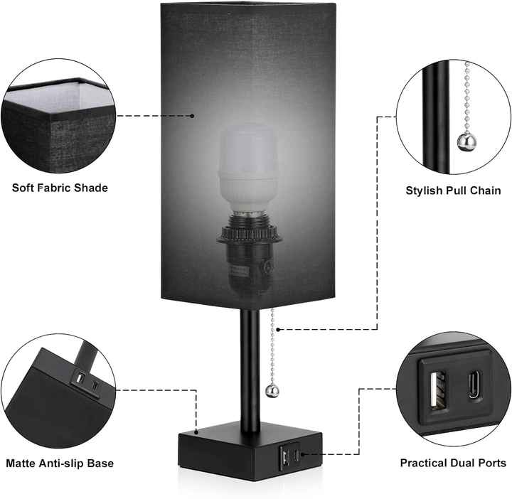 Fabric Table Lamp
