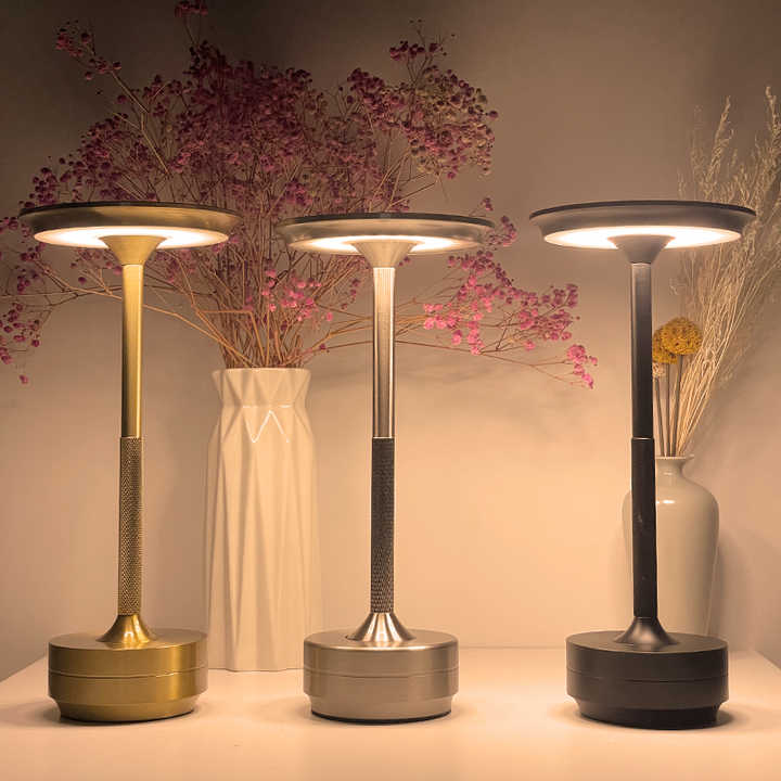 Touch-Control LED Table Lamp – Rechargeable,