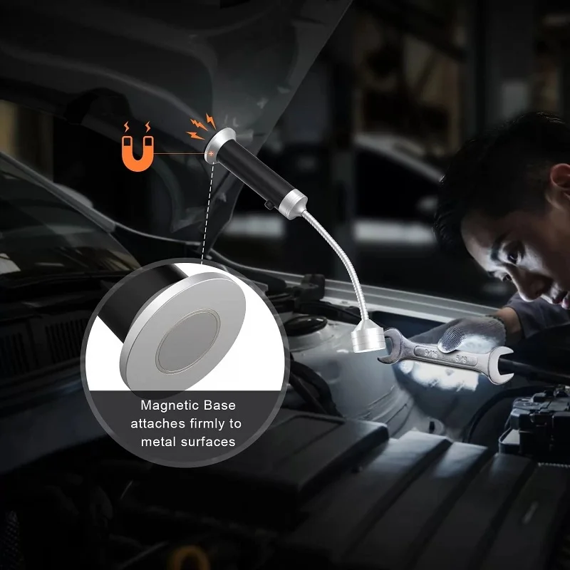 9-LED Magnetic Flashlight – 2-Pack