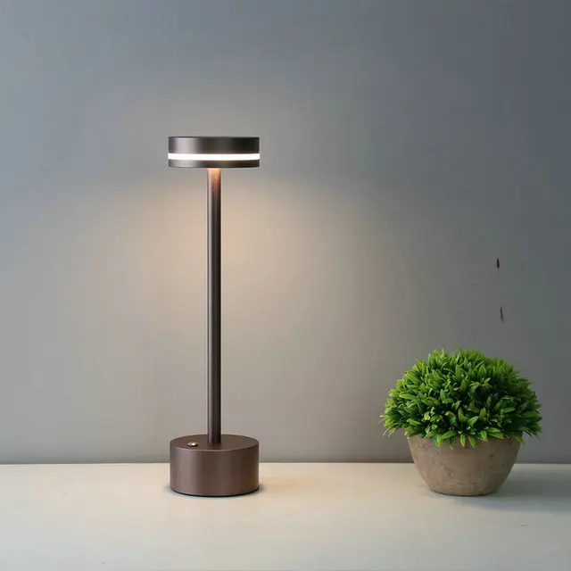 Touch-Control Aluminum Table Lamp