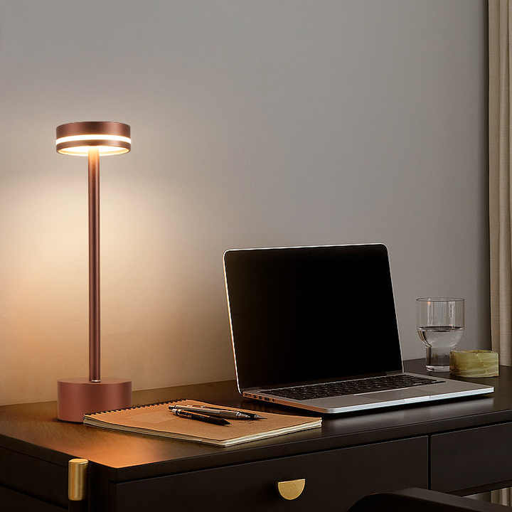 Touch-Control Aluminum Table Lamp