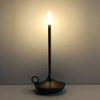 Cordless dimmable table lamp black variant on white background
