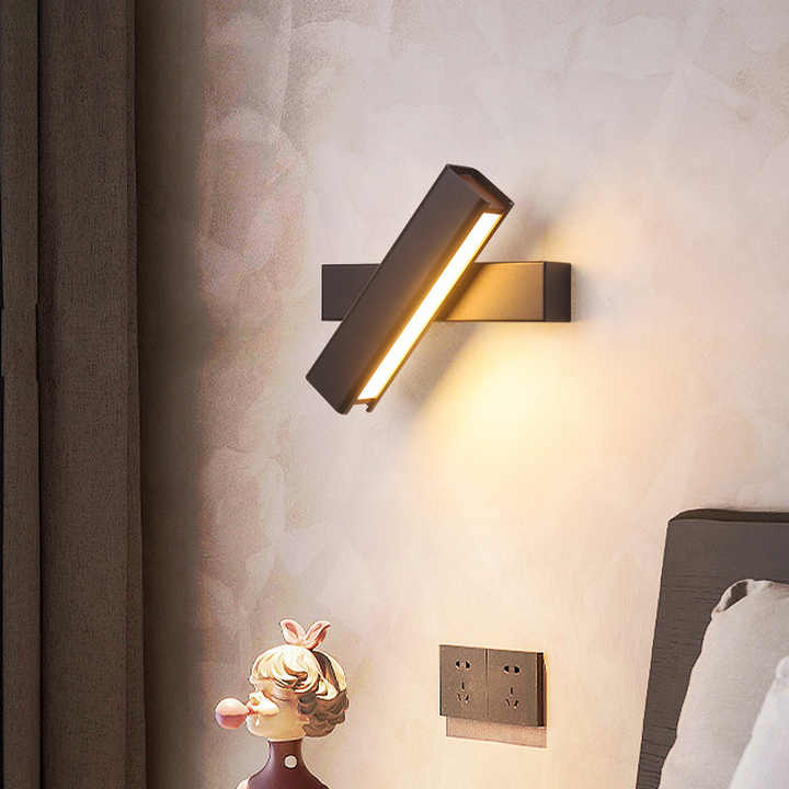Nordic Rotating LED Wall Lamp – 360° Adjustable