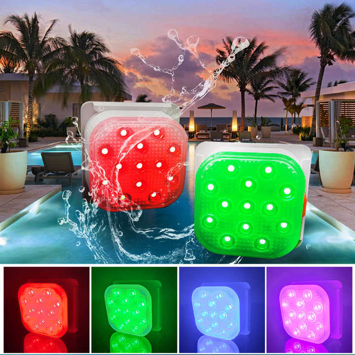 4pack - Rechargeable RGB Pool Lights