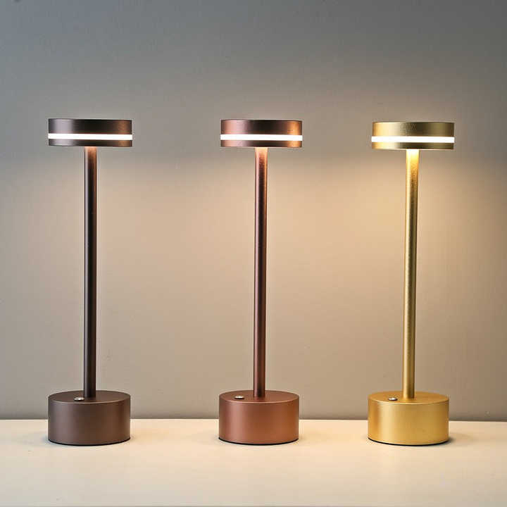 Touch-Control Aluminum Table Lamp