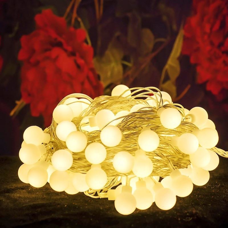 Frosted Ball LED String Lights