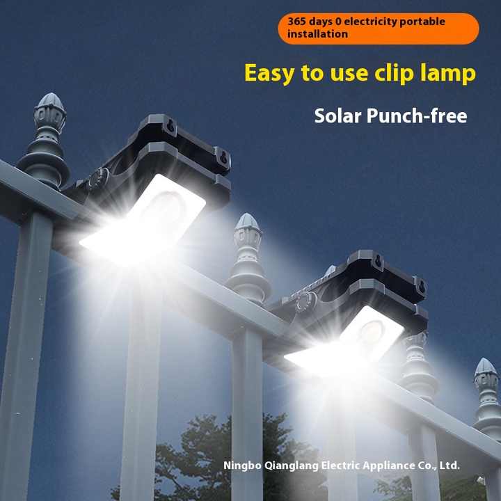 Solar Motion Wall Clip Light