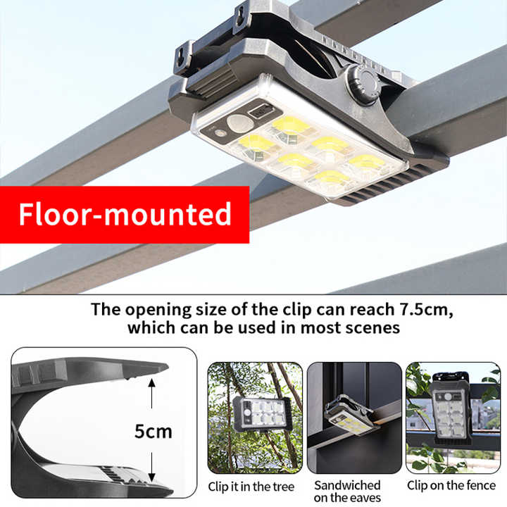 Solar Motion Wall Clip Light