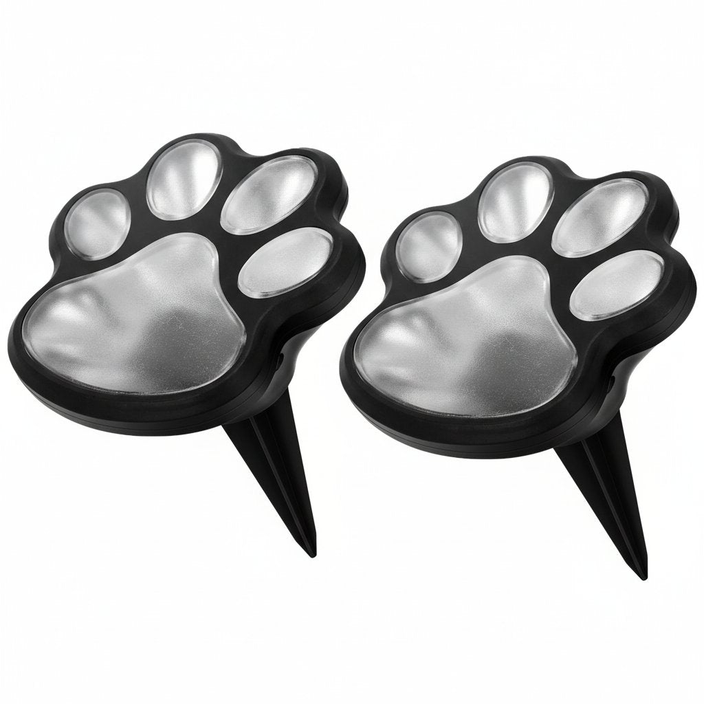 Solar Cat Paw Garden Light 2-Pack - IMG01