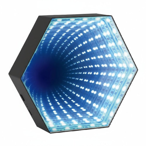 3D Hexagonal Infinity Mirror RGB Gaming Ambient Light - Hero