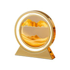 Sand Art Lamp - Orange Sand on white background