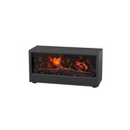 Retro Fireplace Flame Aroma Diffuser - Black