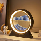 Creative Sand Art Hourglass Ornament Lamp - lifestyle
