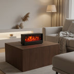Fireplace diffuser in modern living room setting