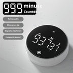 Silent LED desk timer - easy one-hand operation